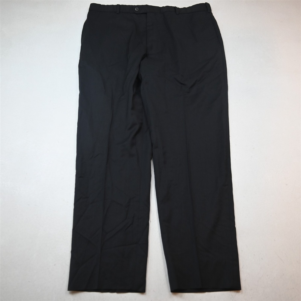 Joseph Abboud 38x32 Gray Marzotton 100% Wool Straight Dress Mens Pants